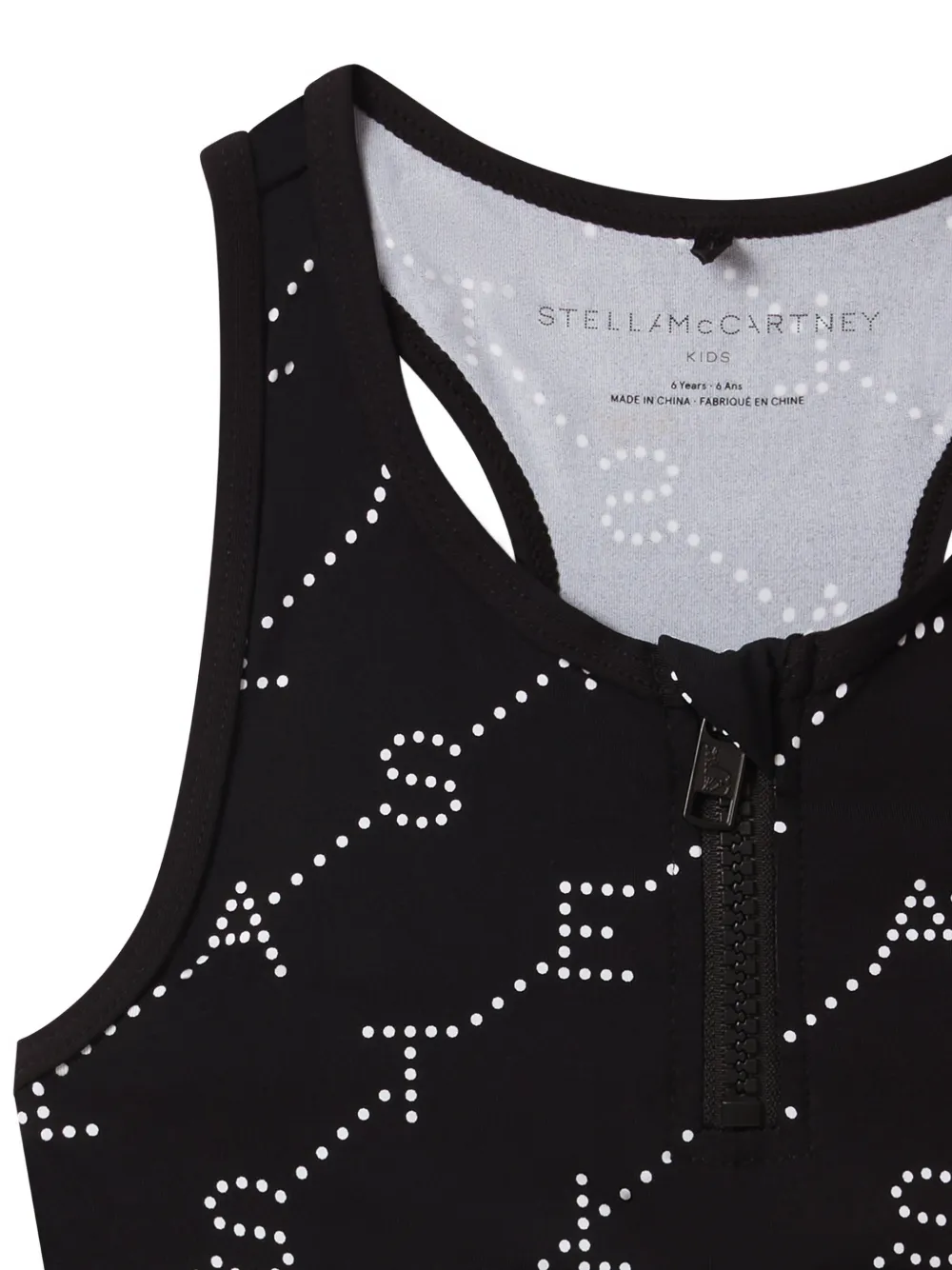 Stella McCartney Kids Bikini met logoprint Zwart