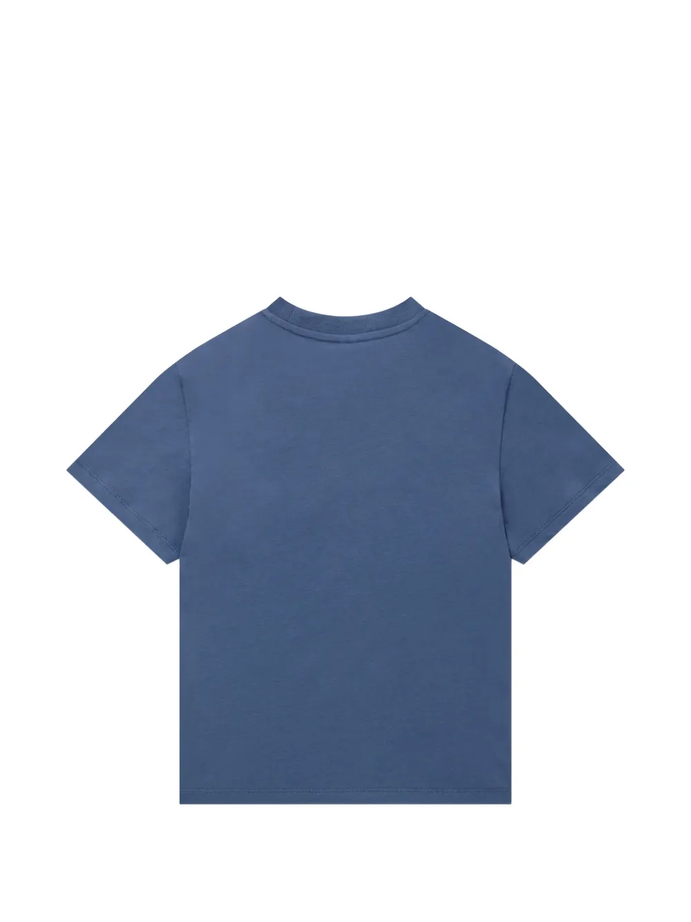 Stella McCartney Kids T-shirt met walvis-patch en zak Blauw