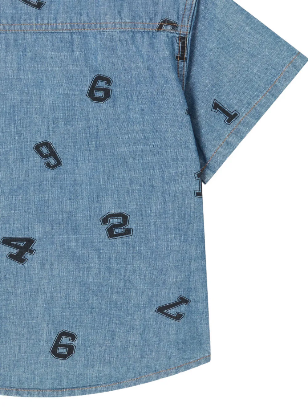 Stella McCartney Kids Shirt met print Blauw