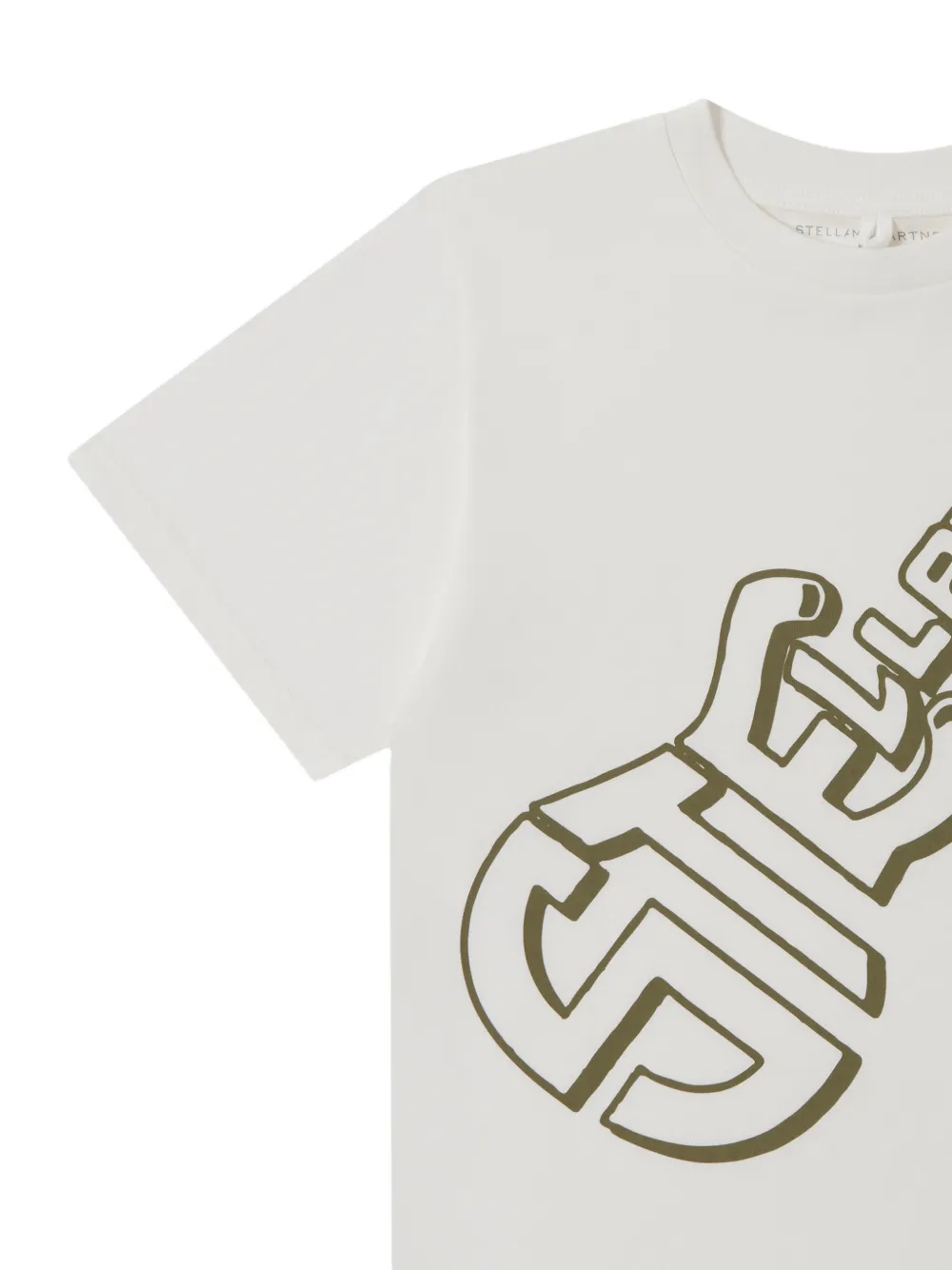 Stella McCartney Kids T-shirt met print Wit