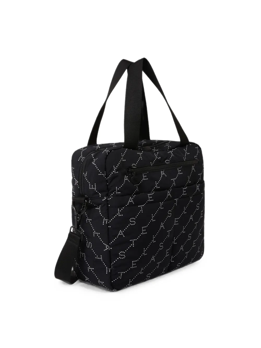 Stella McCartney Kids Luiertas met logoprint Zwart