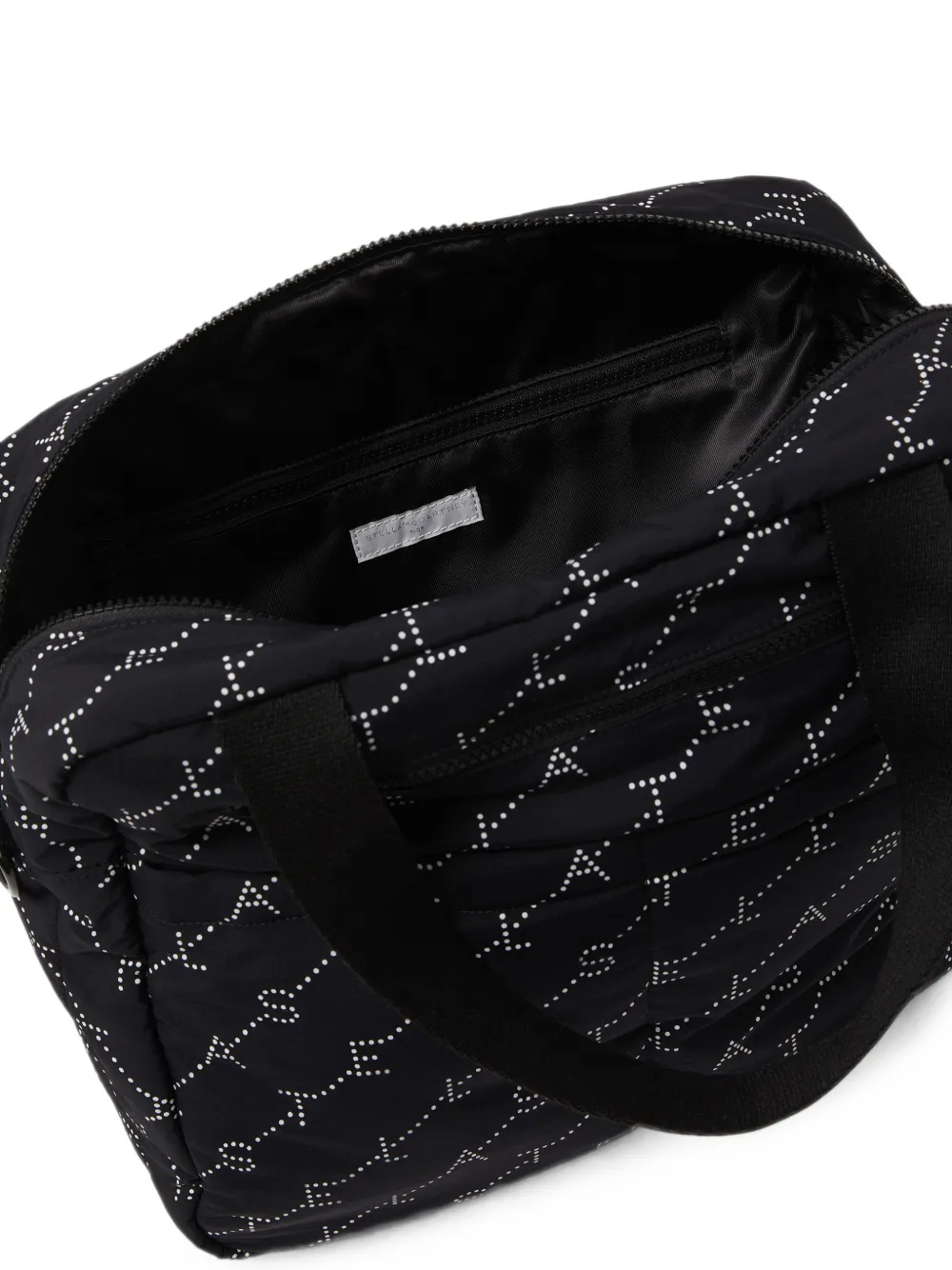 Stella McCartney Kids Luiertas met logoprint Zwart