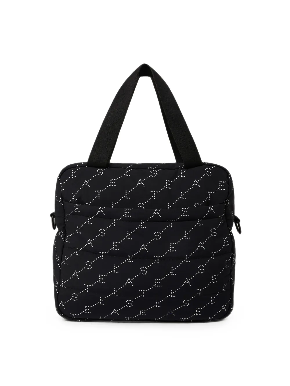 Stella McCartney Kids Luiertas met logoprint Zwart