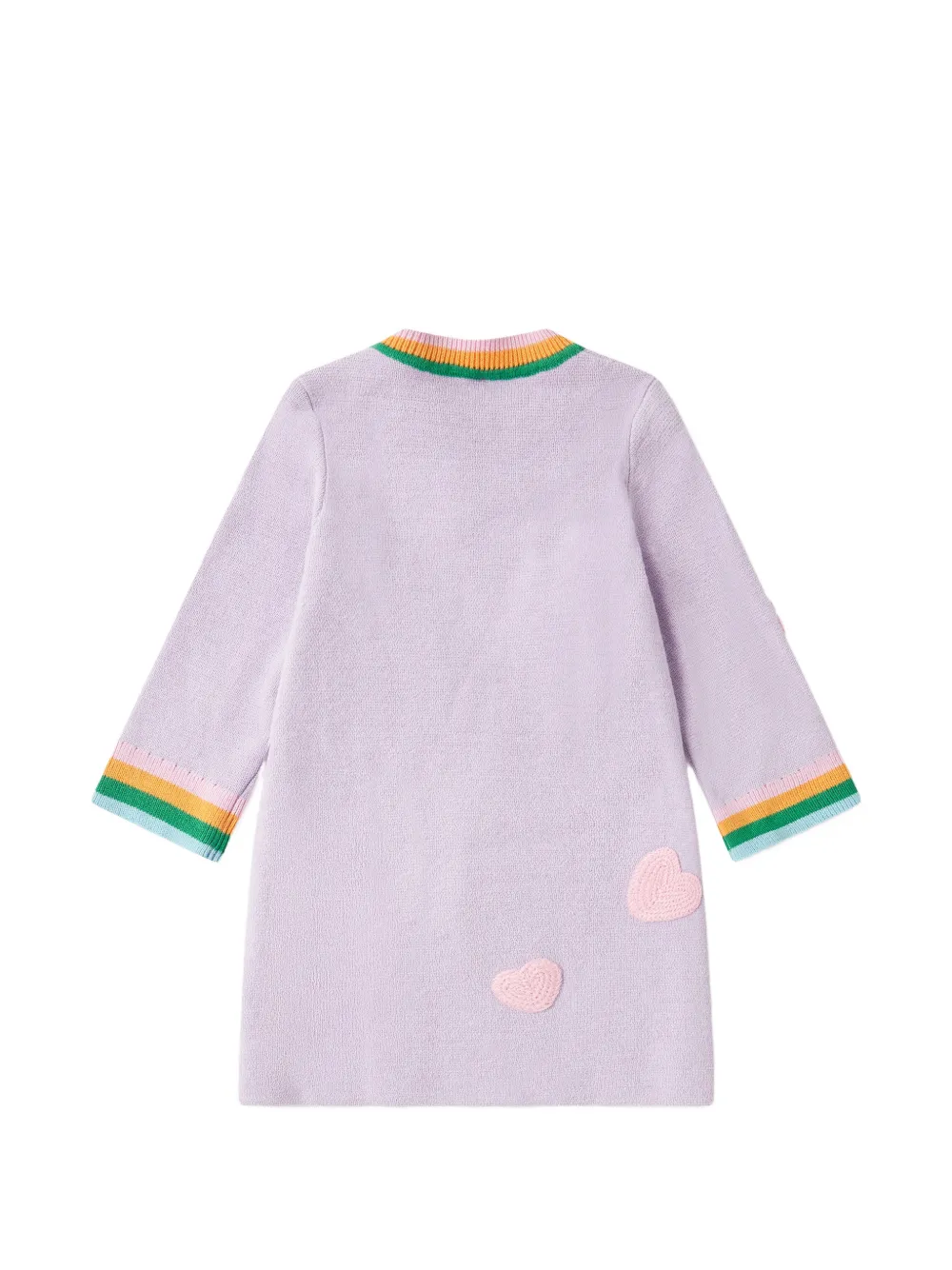 Stella McCartney Kids Jurk met logo Paars