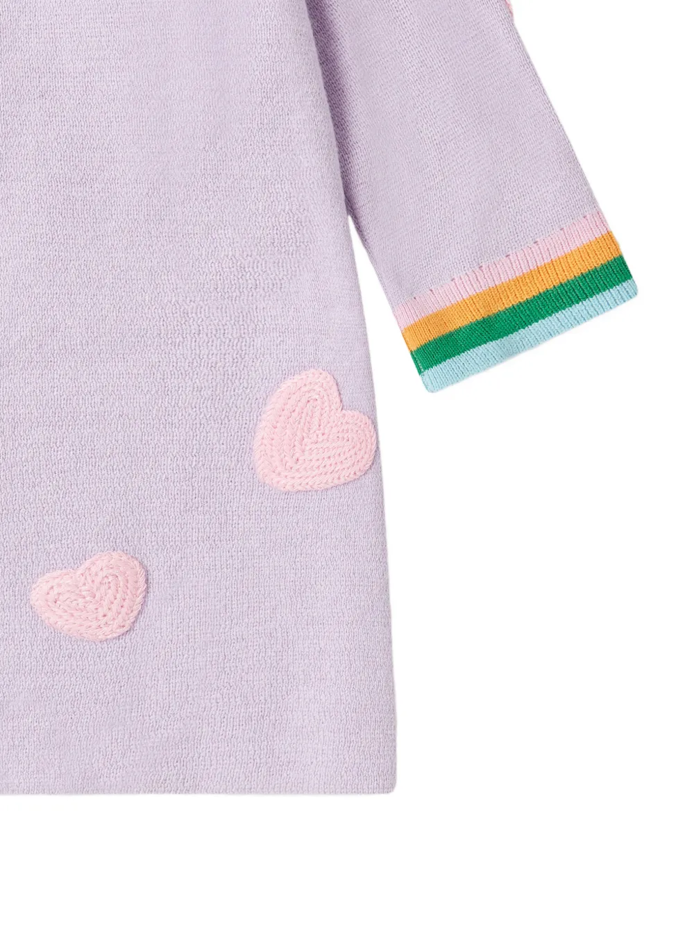 Stella McCartney Kids Jurk met logo Paars