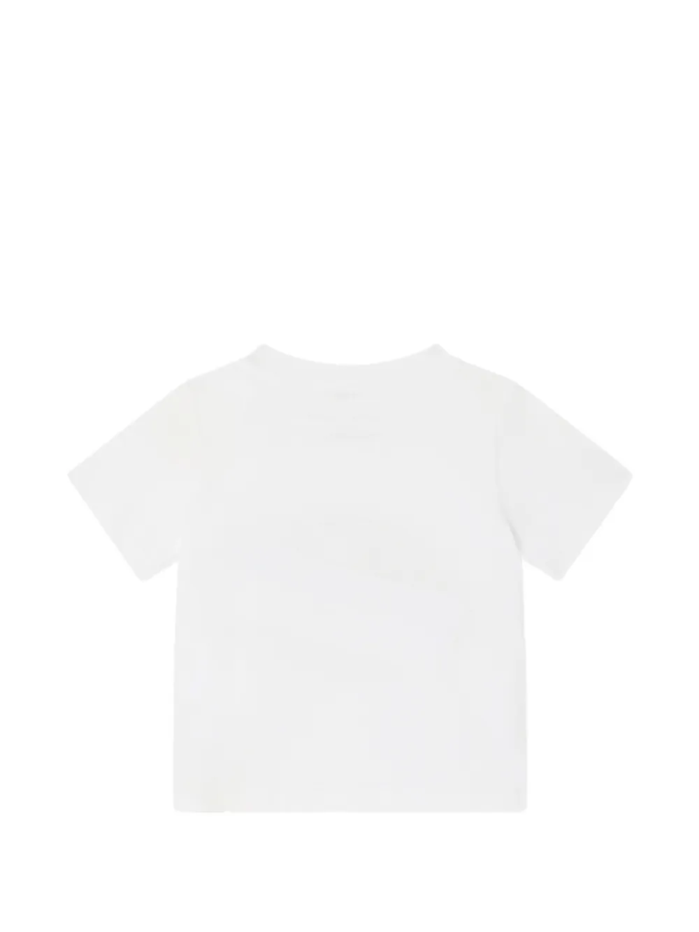 Stella McCartney Kids Rugby Ball T-shirt met grafische print Wit