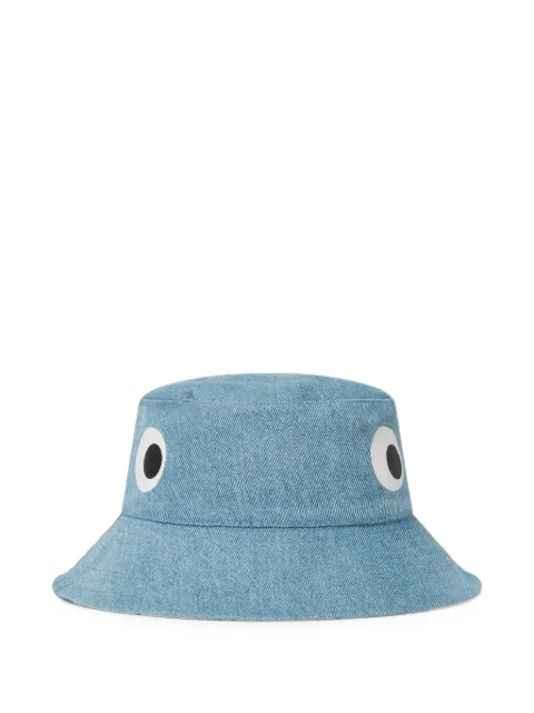 Stella McCartney Kids 아이 패치 데님 버킷 햇