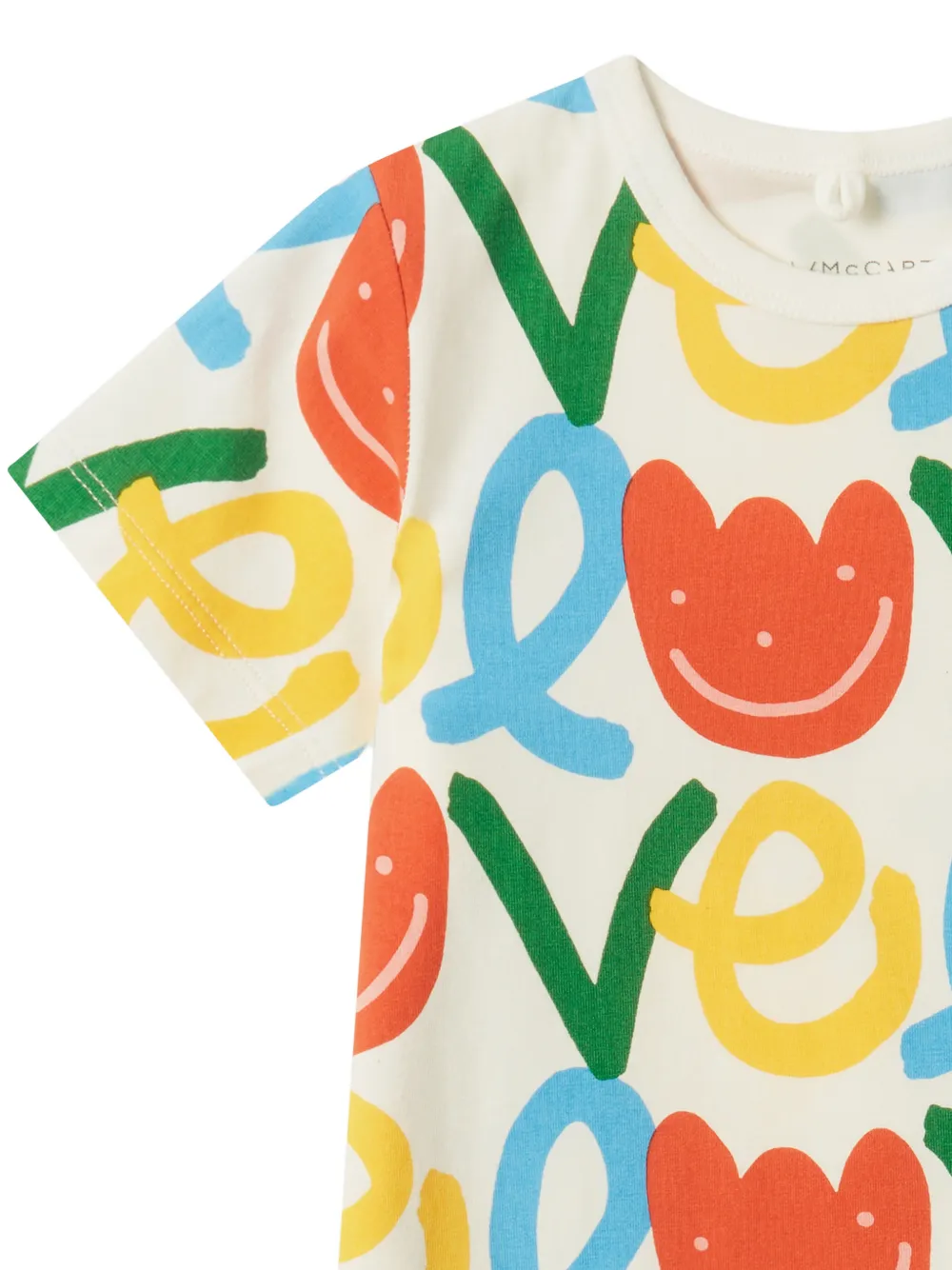 Stella McCartney Kids Romper met print Wit