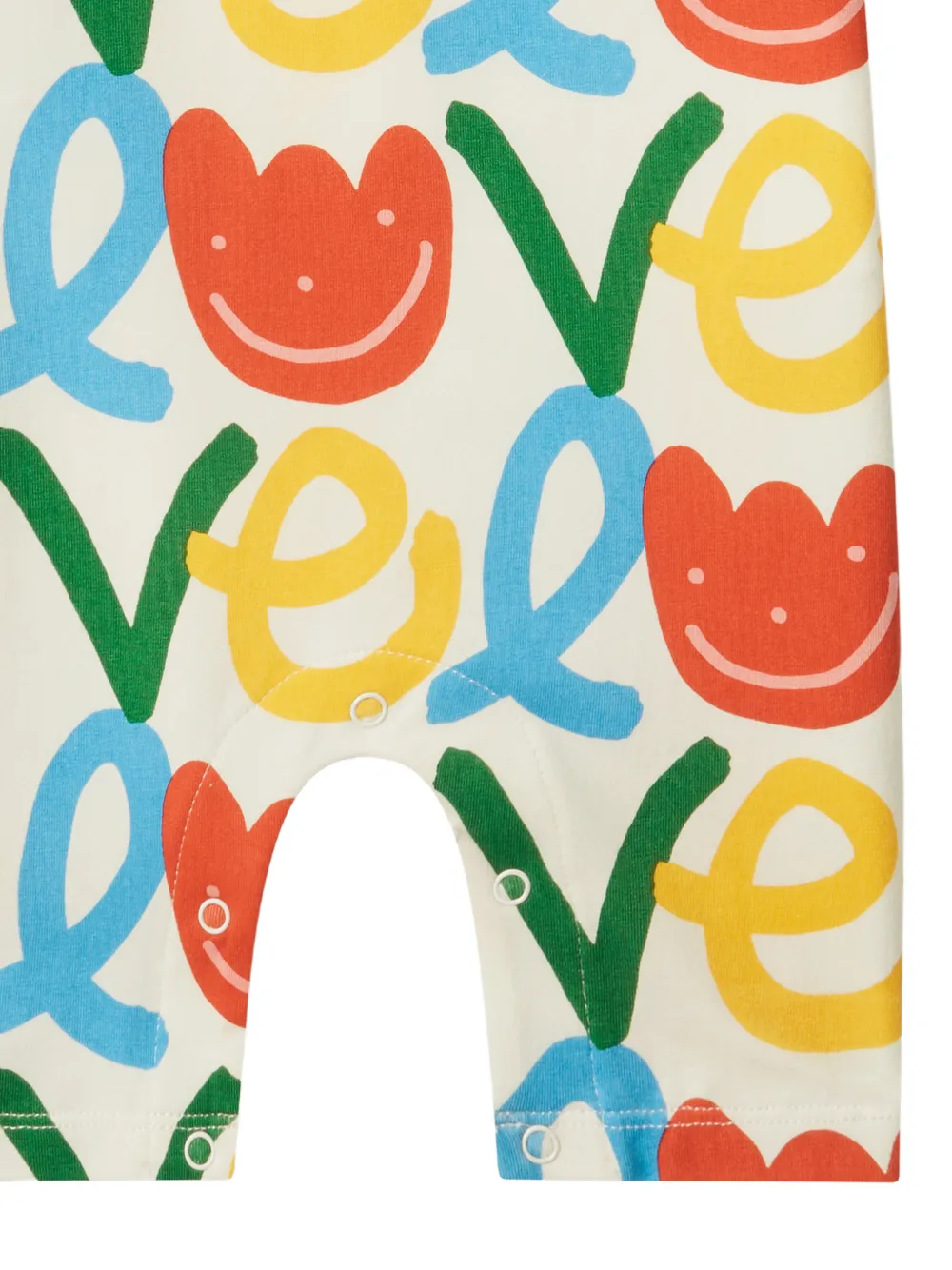 Stella McCartney Kids Romper met print Wit