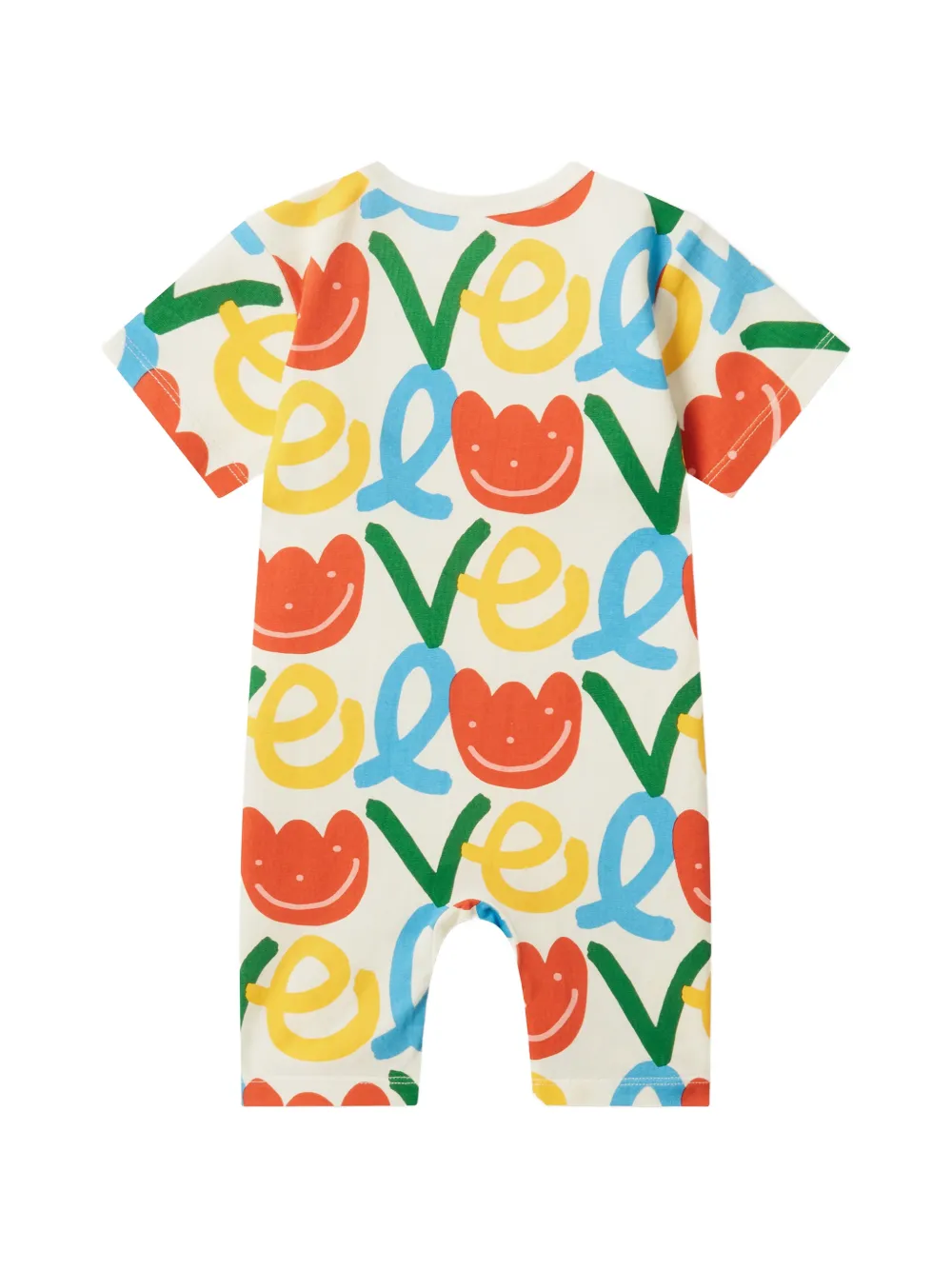 Stella McCartney Kids Romper met print Wit