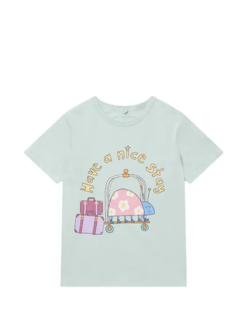 Stella McCartney Kids Hotel T-shirt med grafisk tryk