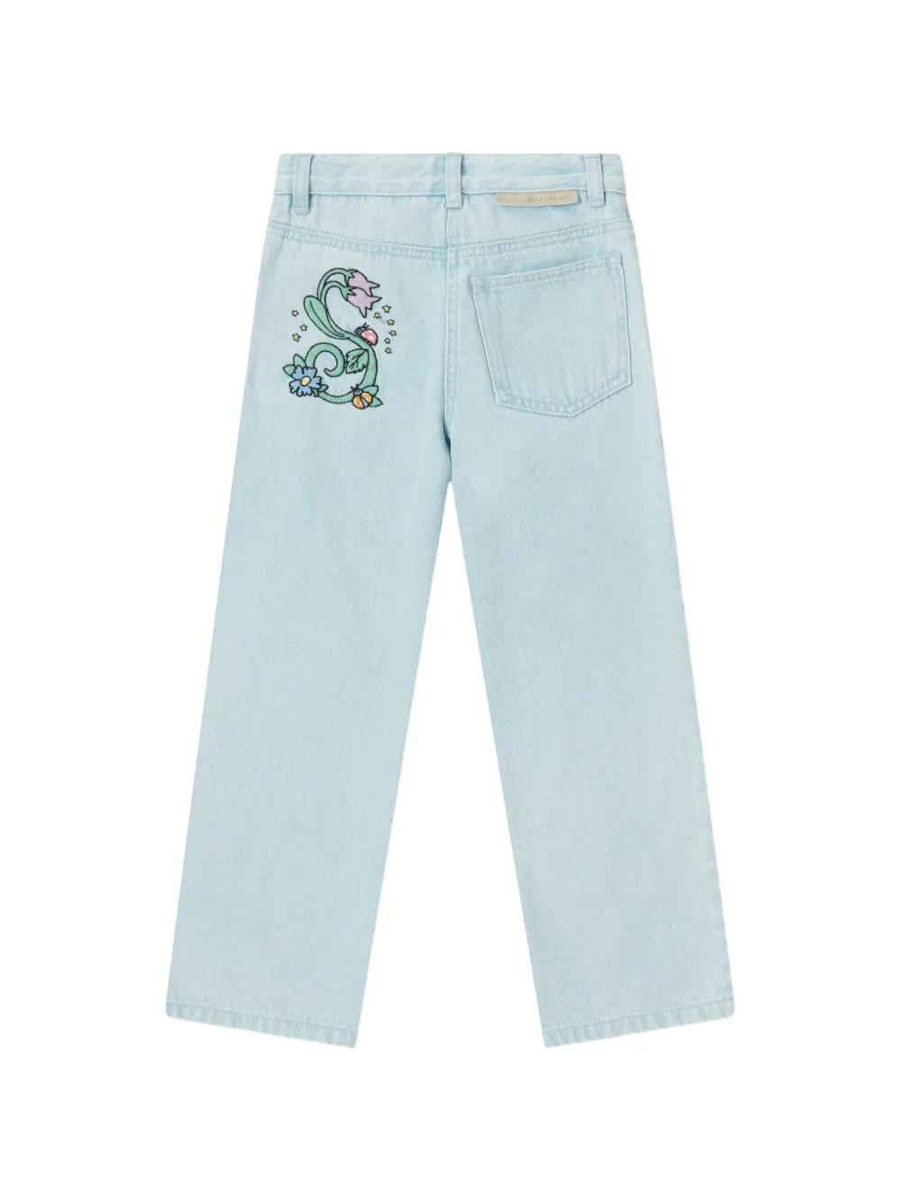 Stella McCartney Kids Straight broek Blauw