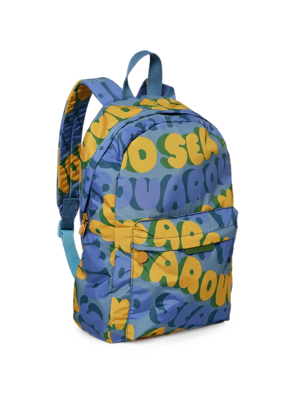 Stella McCartney Kids Rugzak met logoprint Blauw