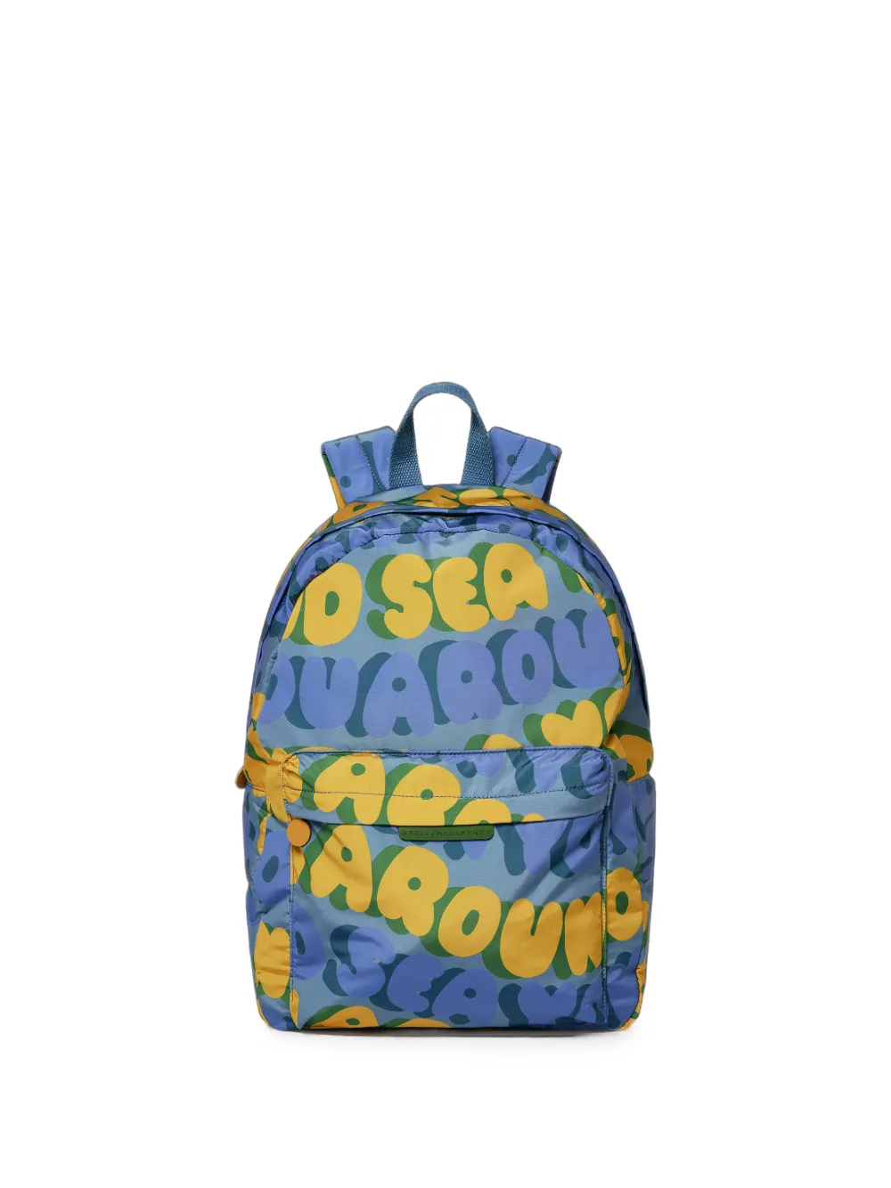 Stella McCartney Kids logo-print backpack - Blu