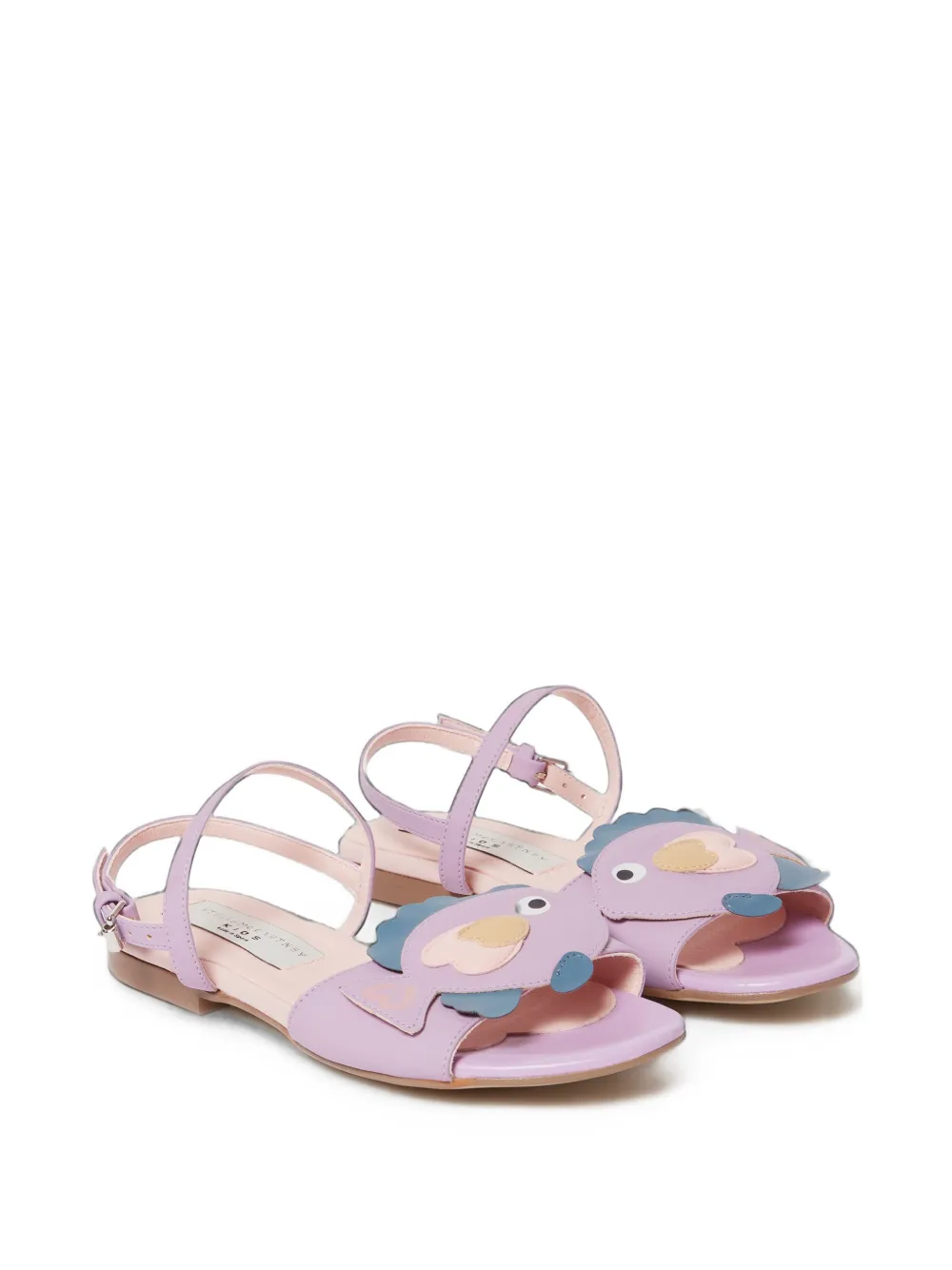 Stella McCartney Kids fish-patch buckle-strap sandals - Viola