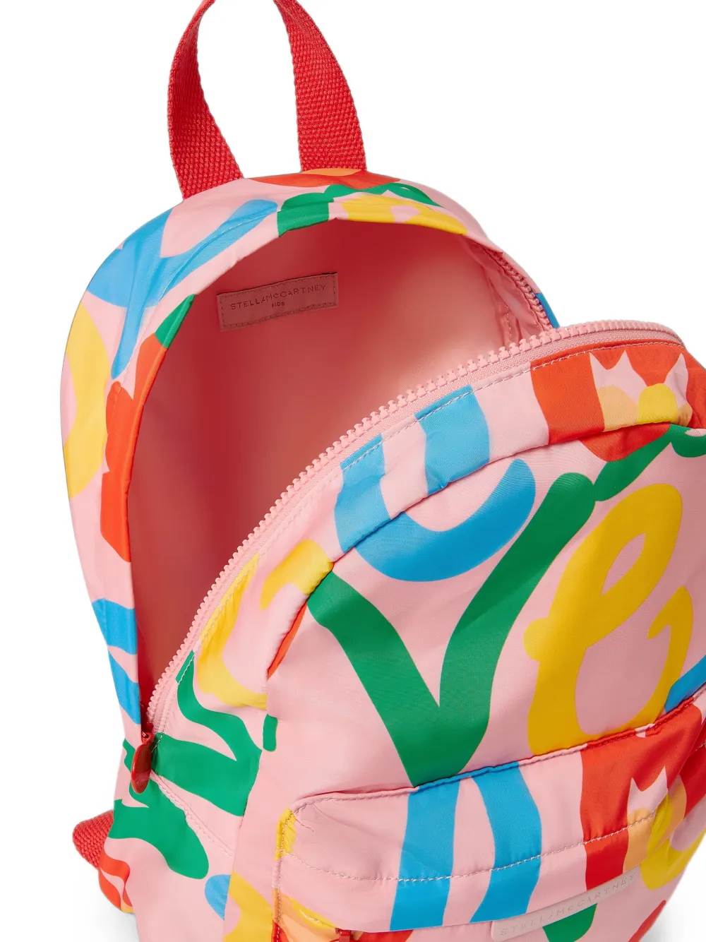 Stella McCartney Kids Rugzak met Love-patroon Roze