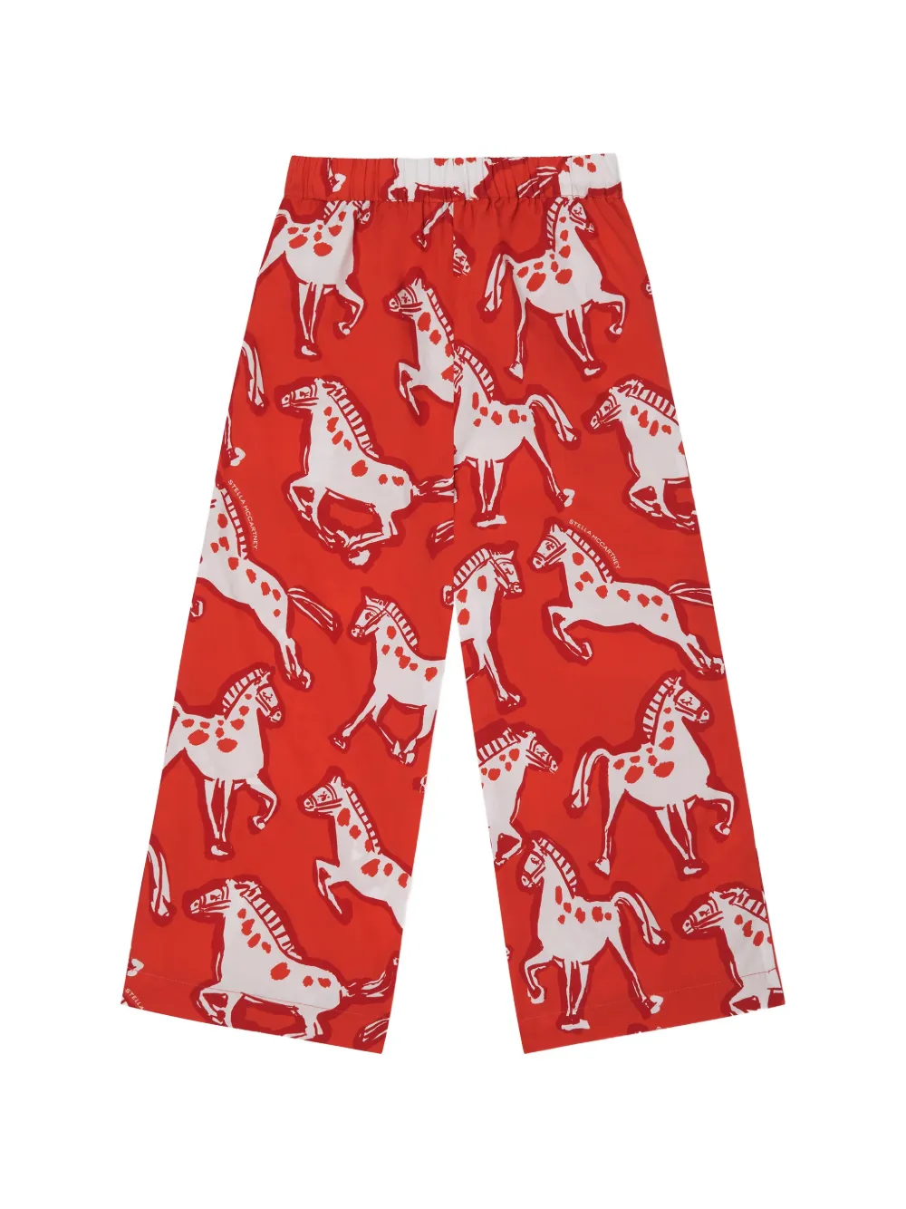 Stella McCartney Kids Broek met print Rood