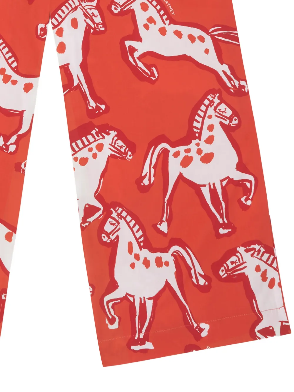Stella McCartney Kids Broek met print Rood