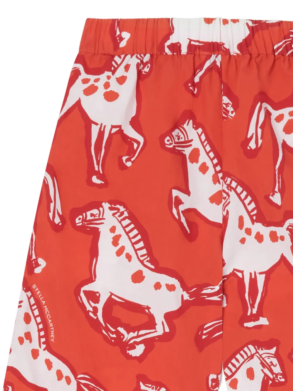 Stella McCartney Kids Broek met print Rood