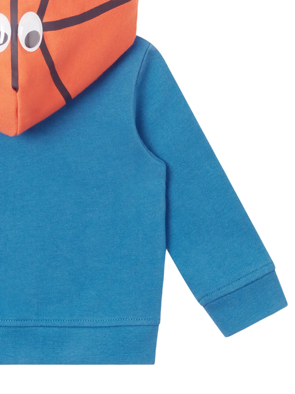 Stella McCartney Kids Hoodie met basketbal-print en rits Blauw