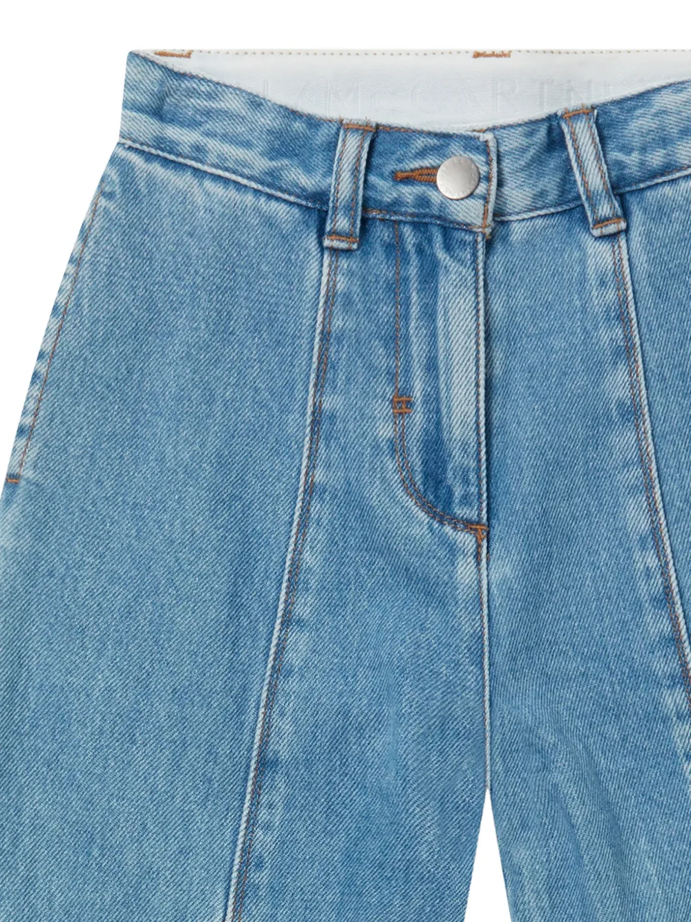 Stella McCartney Kids Jeans met ster-patchwork Blauw
