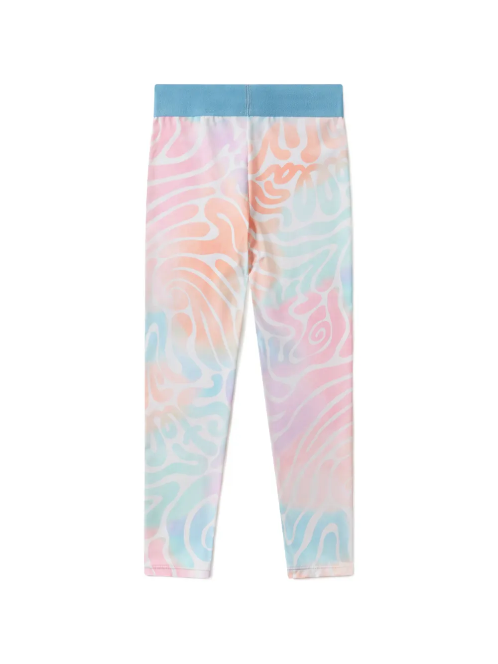 Stella McCartney Kids Legging met abstracte print Blauw