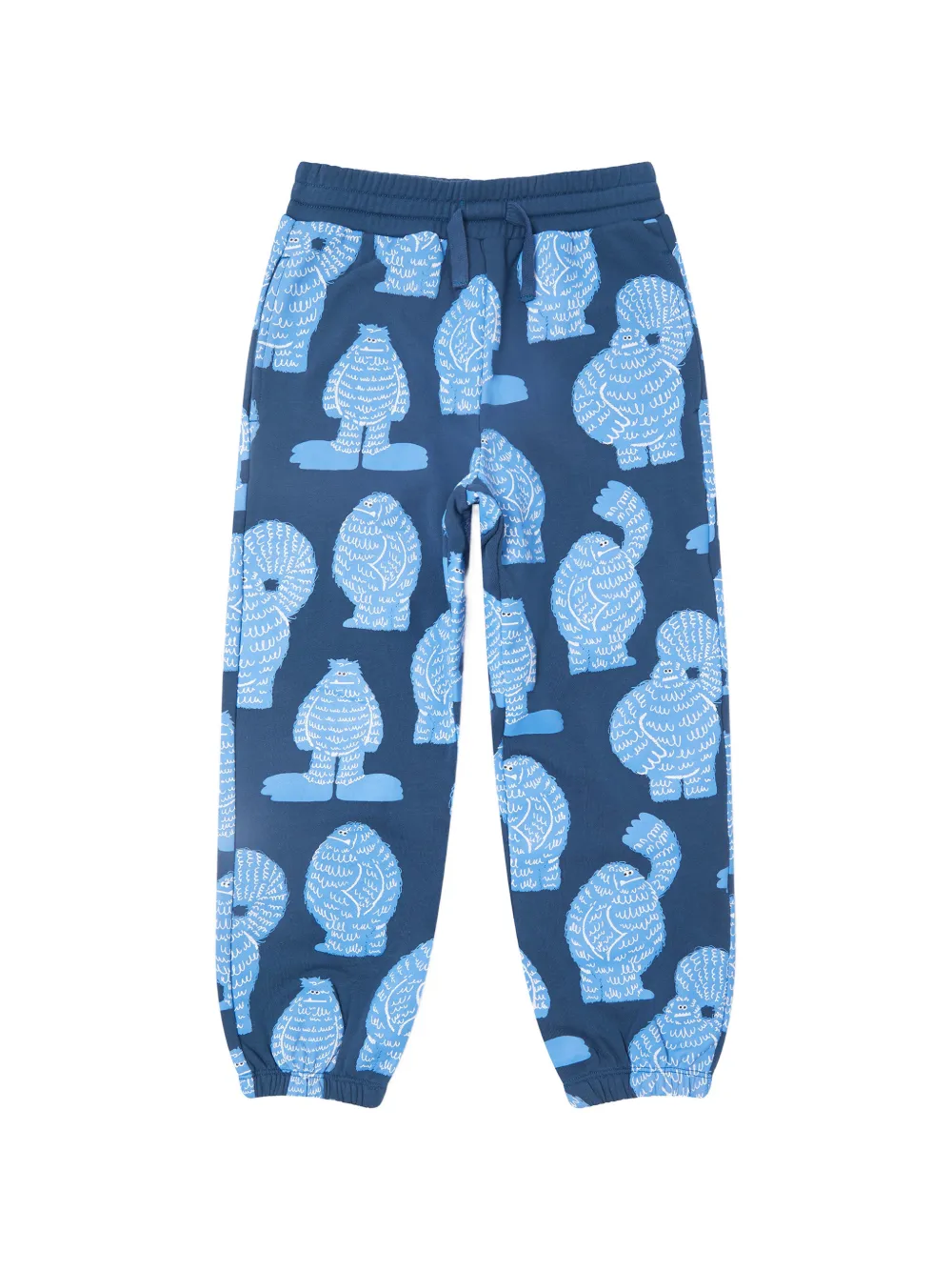 Stella McCartney Kids monster-print track pants - Blu