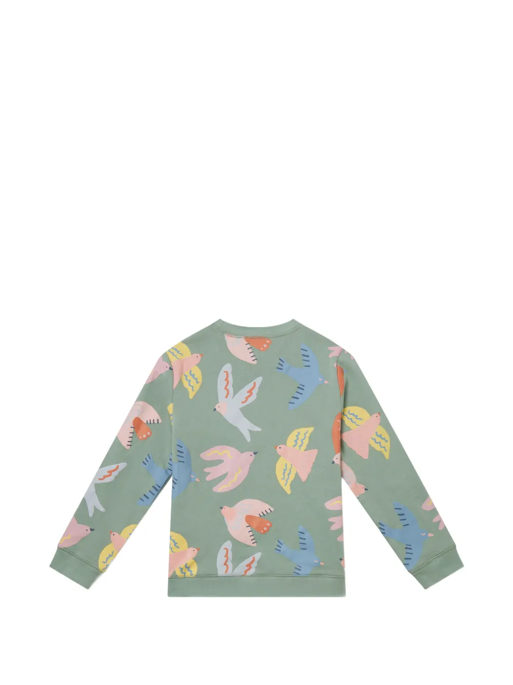 Stella McCartney Kids Sweater met duif-print Groen