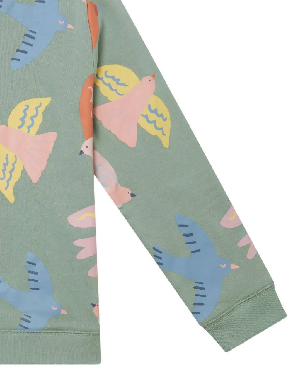 Stella McCartney Kids Sweater met duif-print Groen