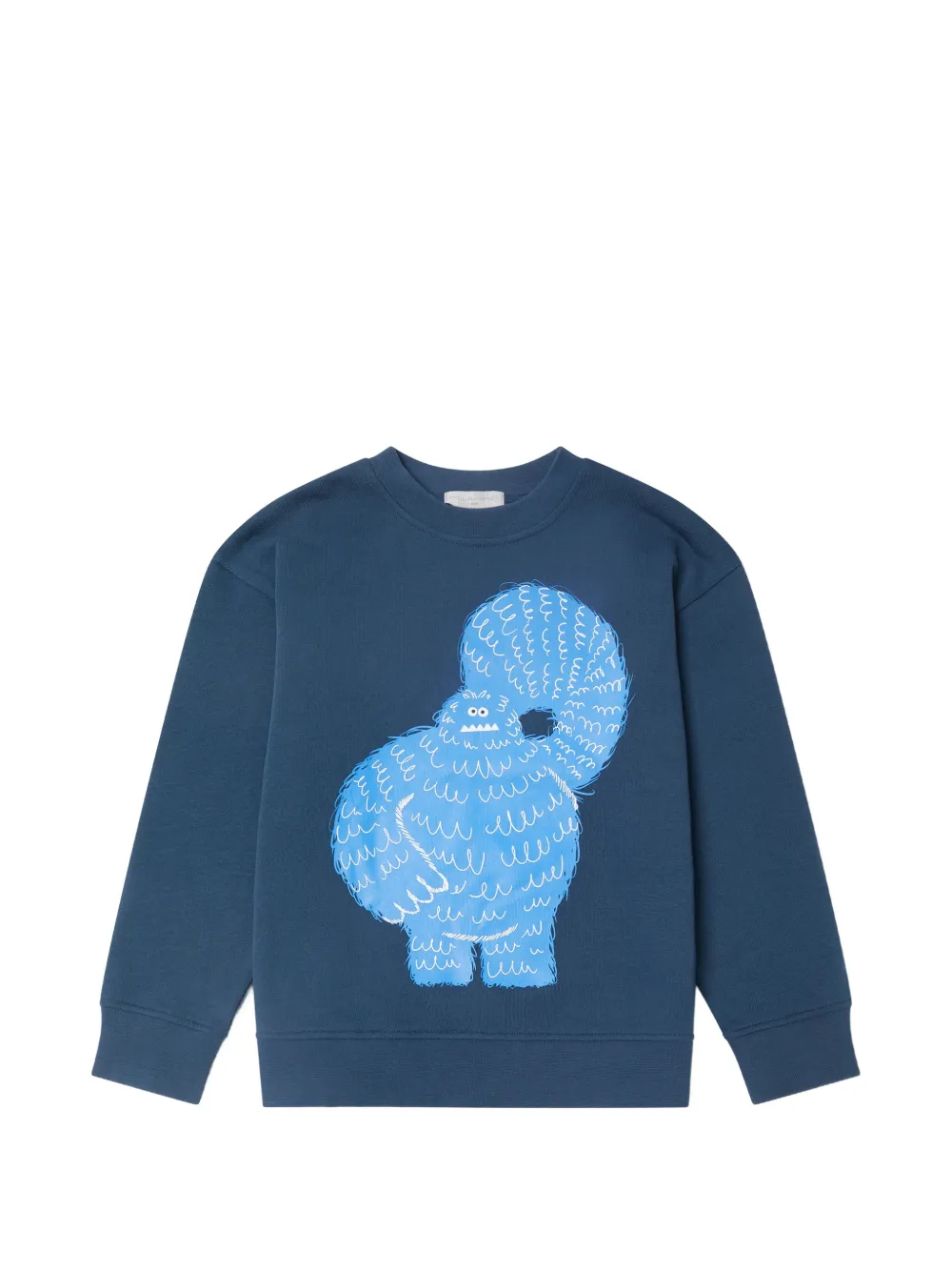 Stella McCartney Kids monster-print sweater - Blu