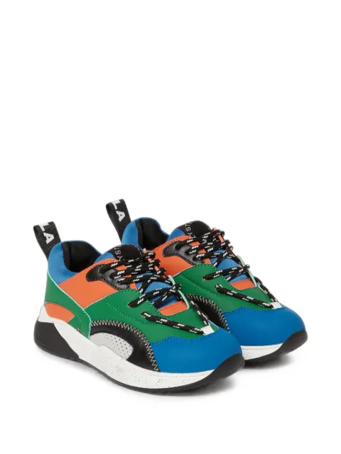 Stella McCartney Kids Tênis color block com recortes