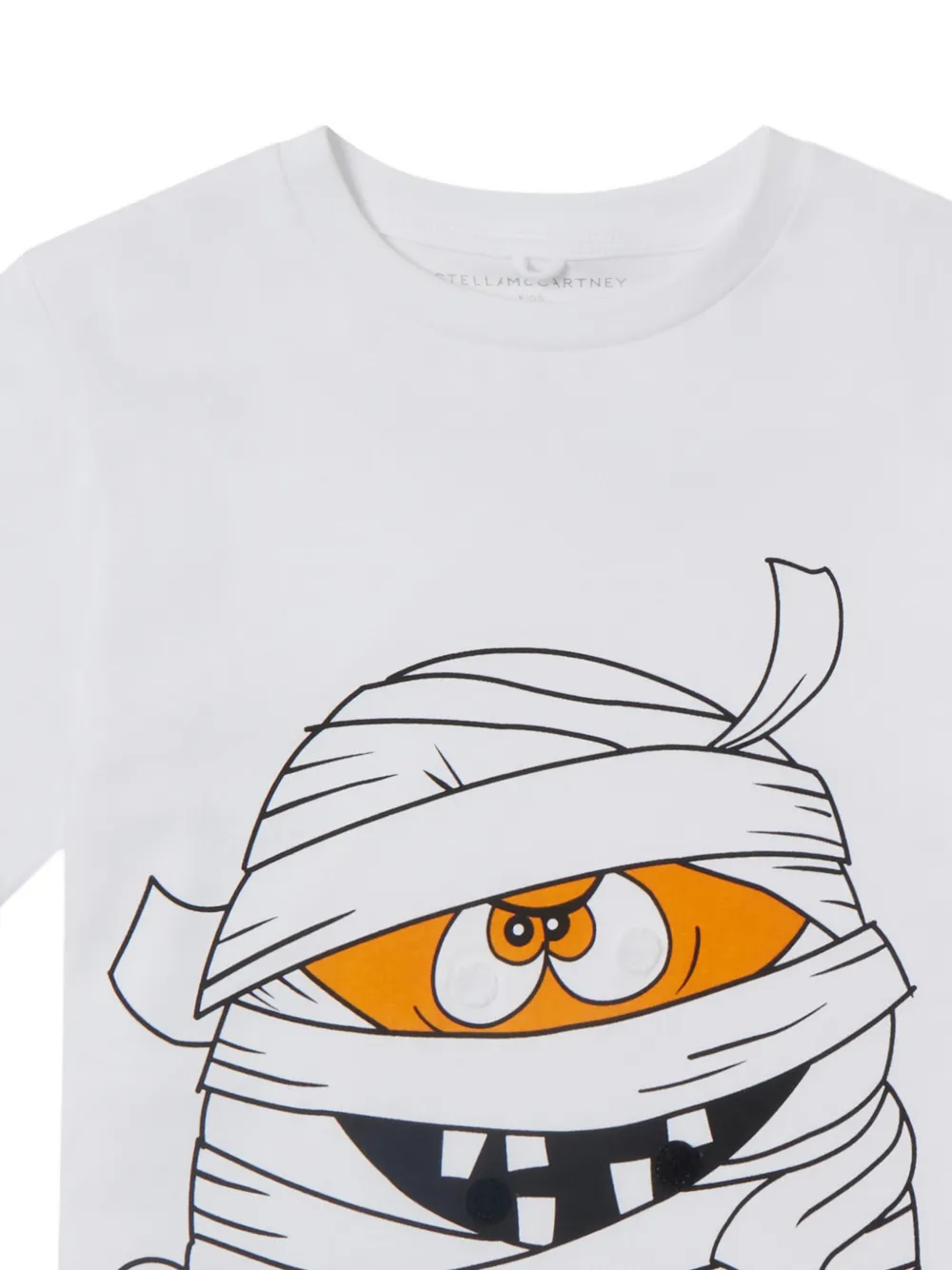 Stella McCartney Kids Zombie-print T-shirt Wit