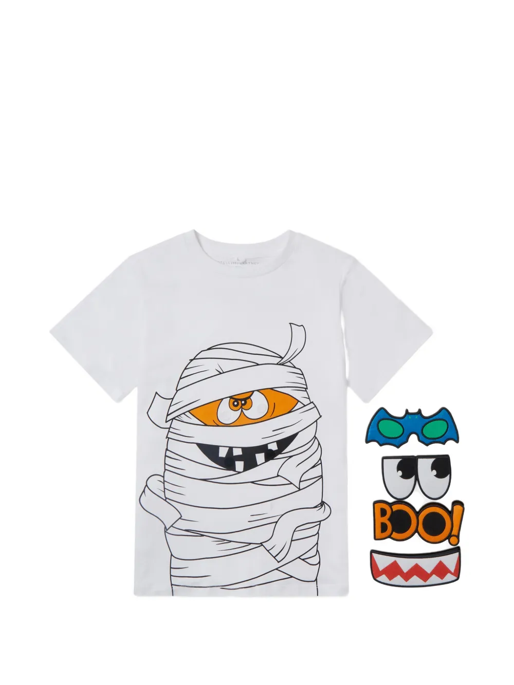 Stella McCartney Kids Zombie-print T-shirt Wit