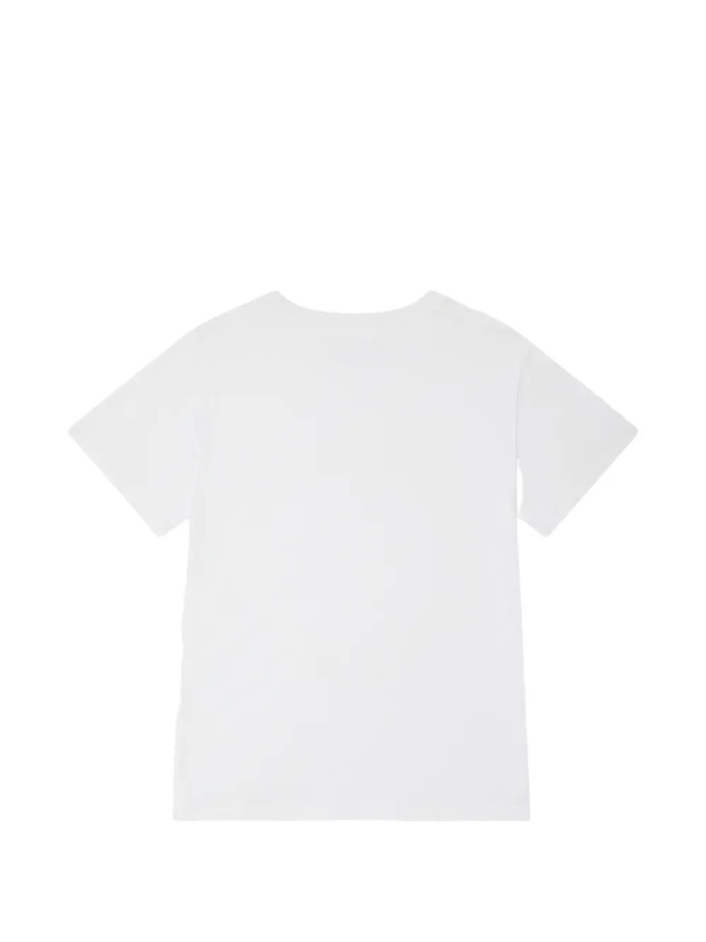 Stella McCartney Kids T-shirt met geborduurd logo Wit