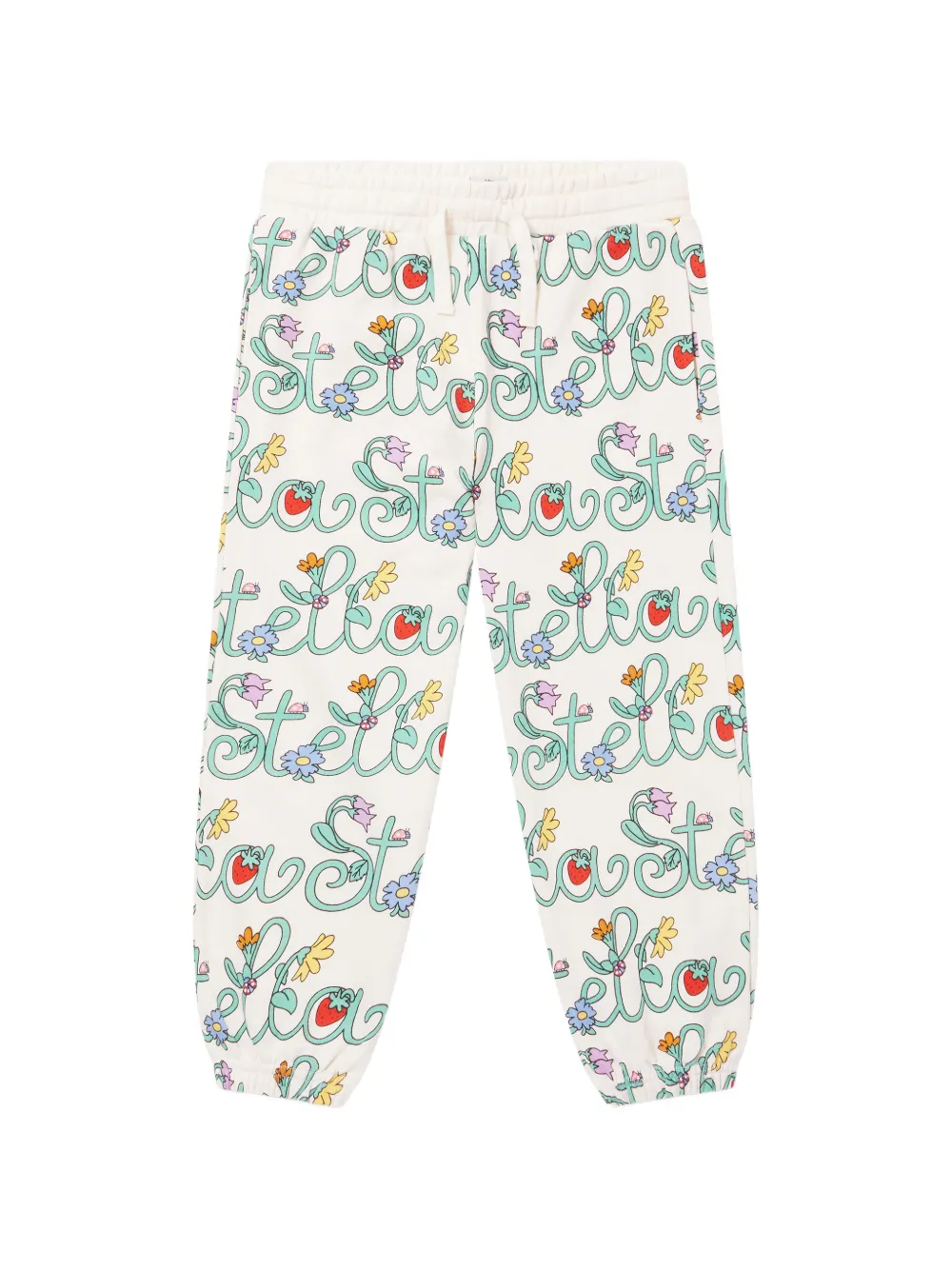 Stella McCartney Kids logo-print track pants - Toni neutri