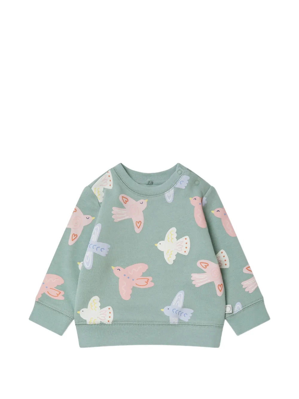 Stella McCartney Kids Dove-print sweatshirt - Verde