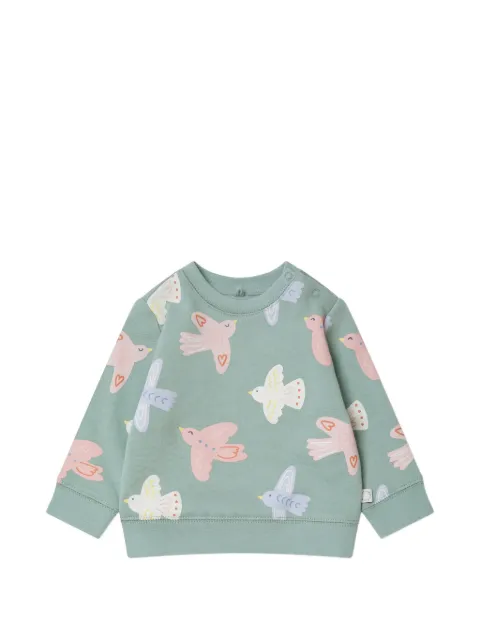 Stella McCartney Kids sweat à imprimé colombe