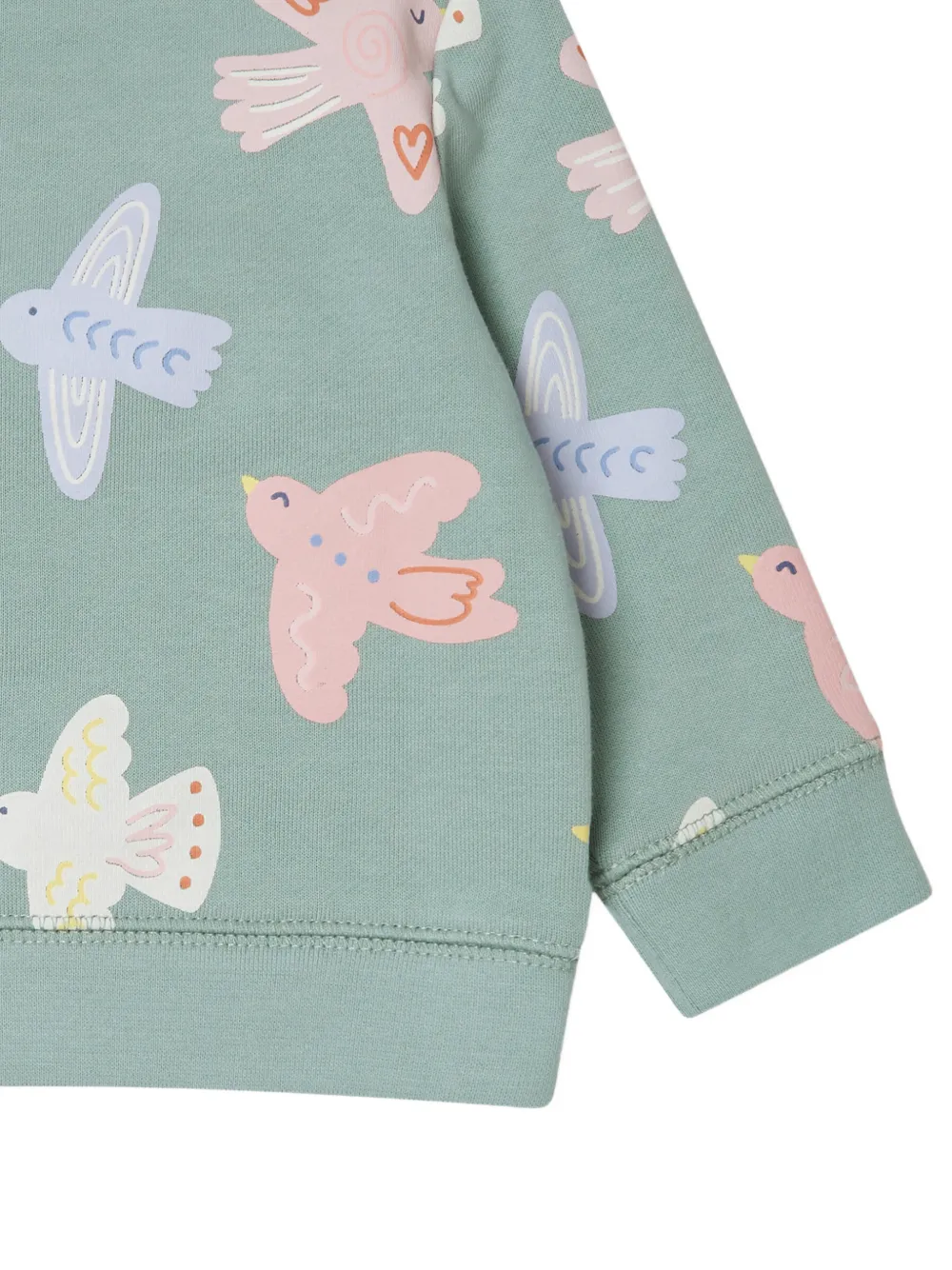 Stella McCartney Kids Sweater met Dove-print Groen