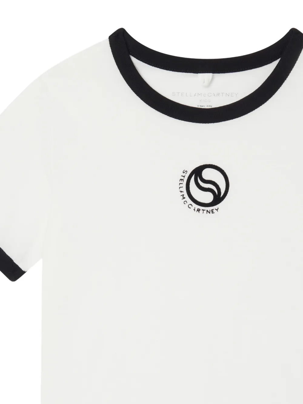 Stella McCartney Kids T-shirt met logoprint Wit