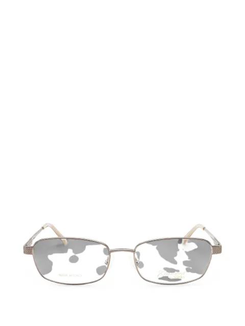 Emozioni textured rectangle-frame glasses