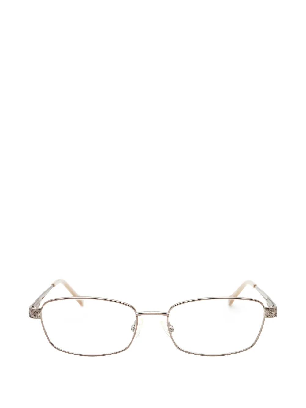 Emozioni textured rectangle-frame glasses