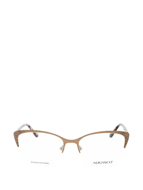 Adensco engraved cat-eye frame glasses