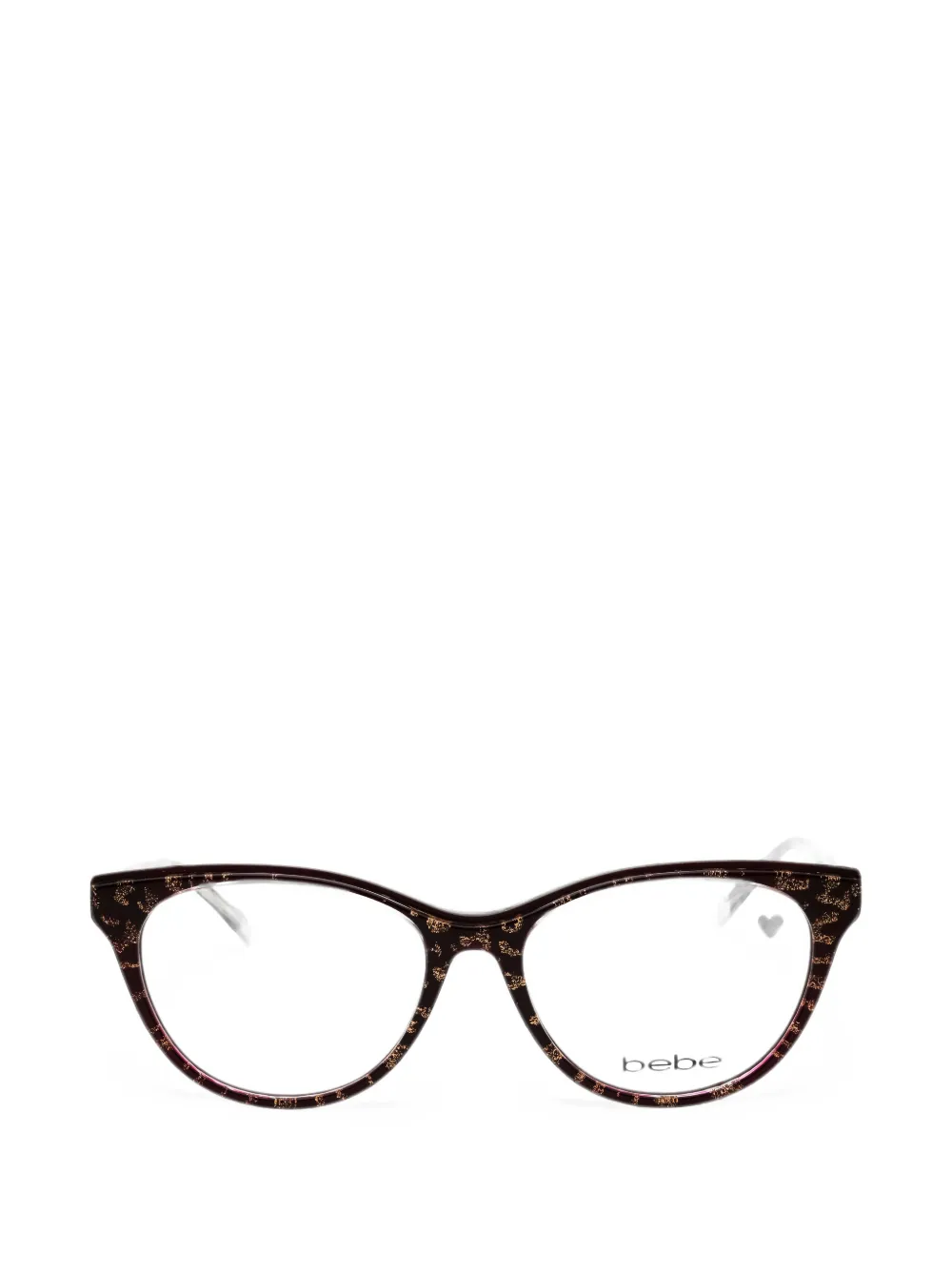 Bebe leopard-print cat-eye glasses