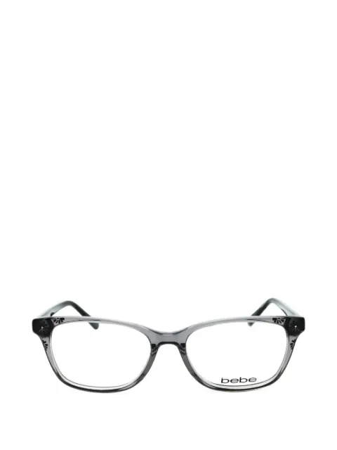 Bebe floral-print rectangle-frame glasses