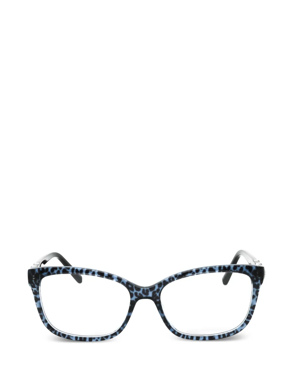 Jones New York leopard-print rectangle-frame glasses