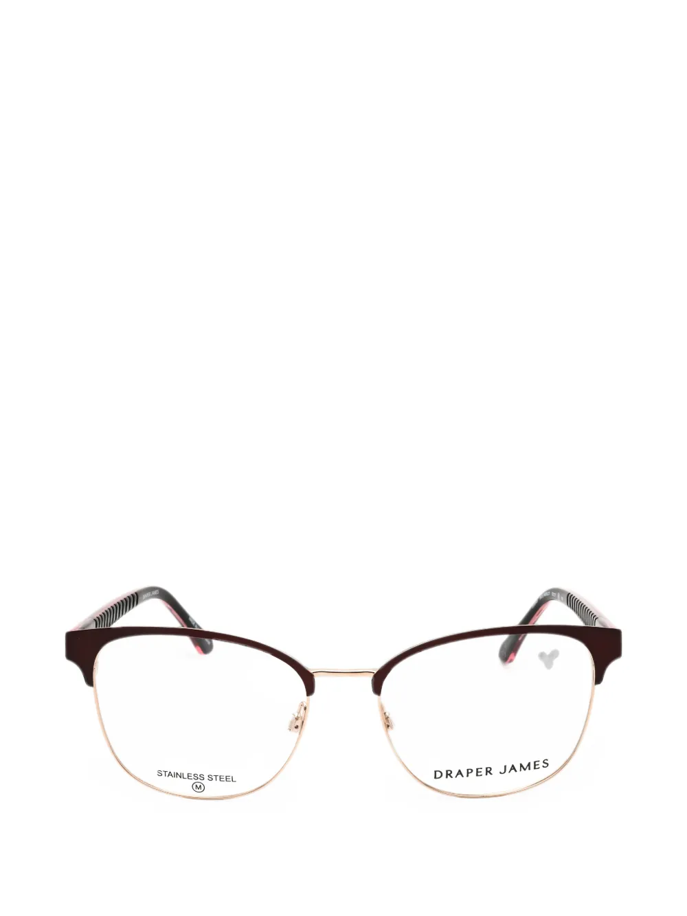 Draper James browline-frame glasses