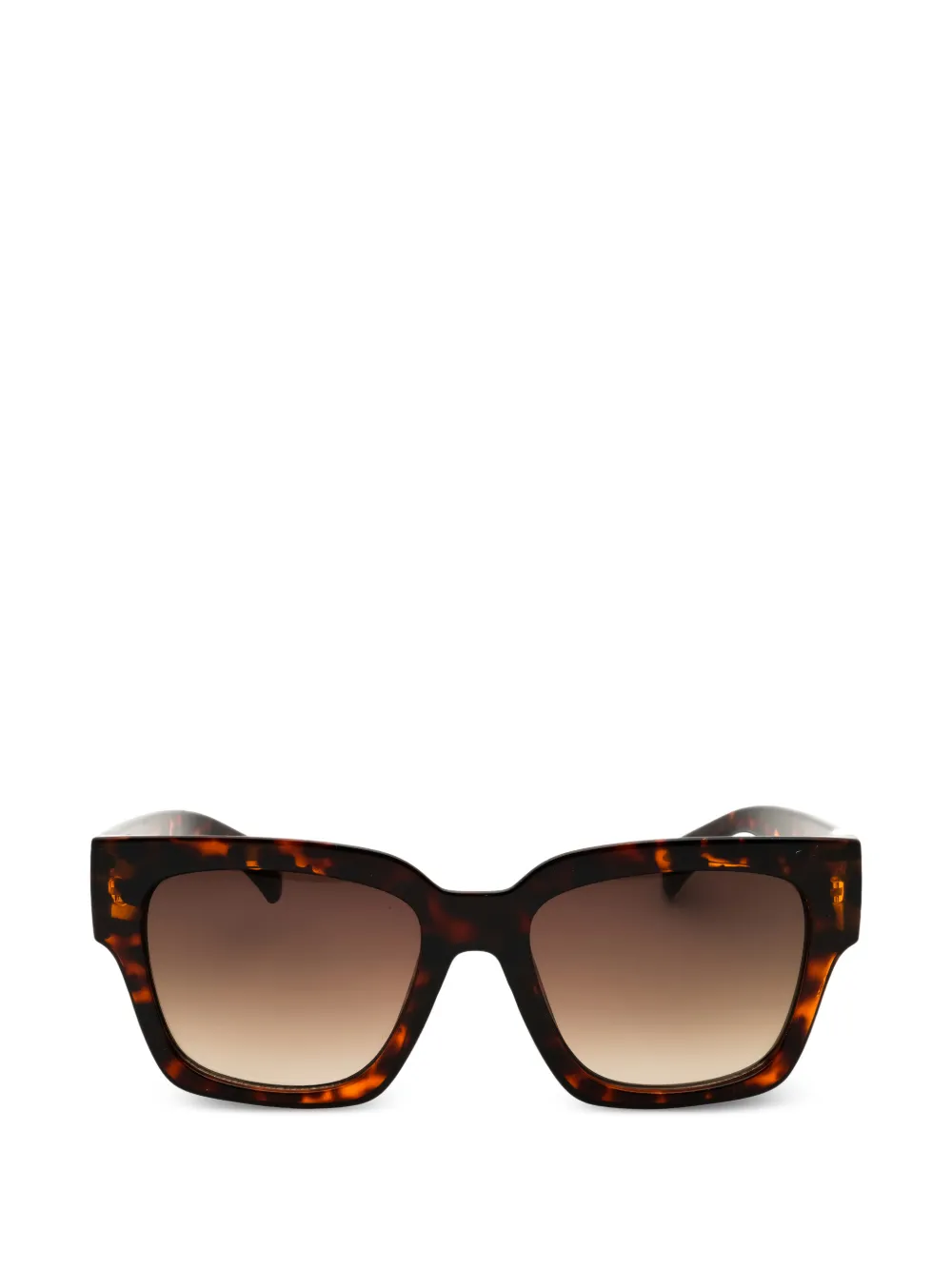 Draper James tortoiseshell-effect rectangle-frame sunglasses