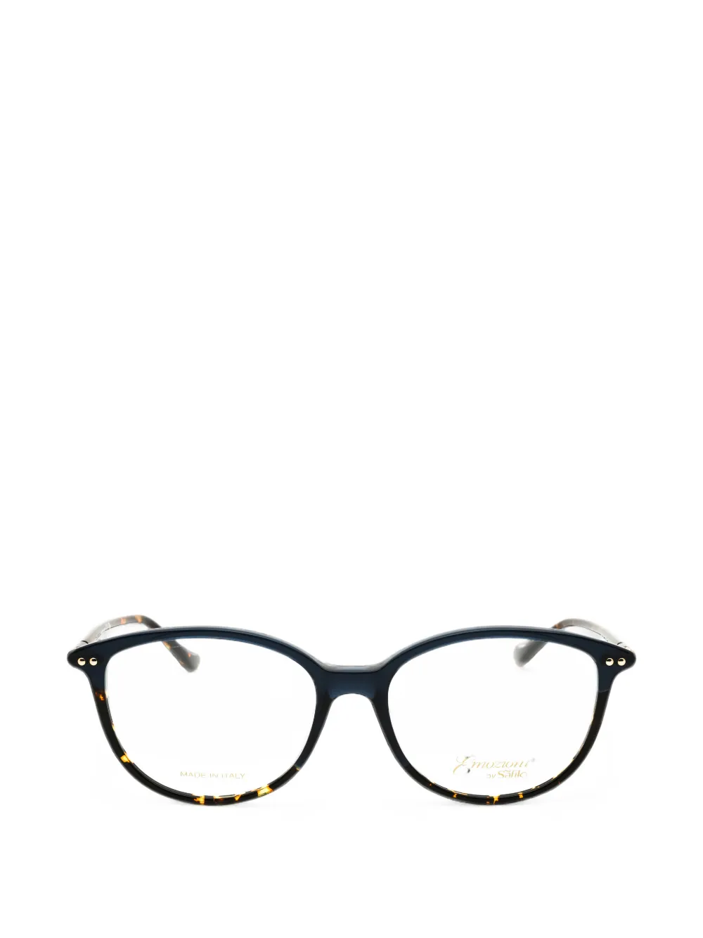 Emozioni tortoiseshell-effect round-frame glasses