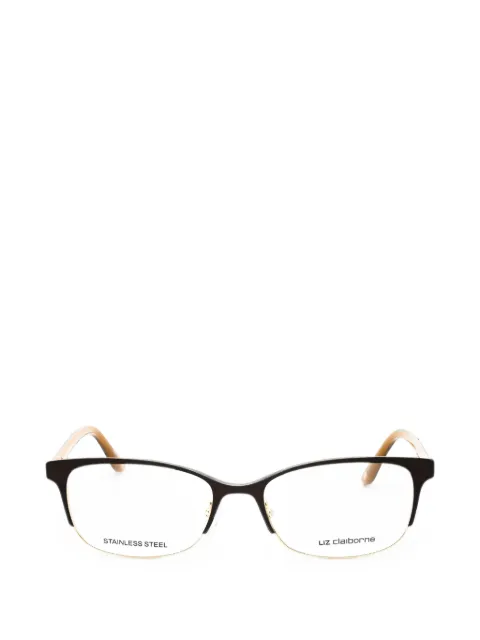 Liz Claiborne rectangle-frame glasses