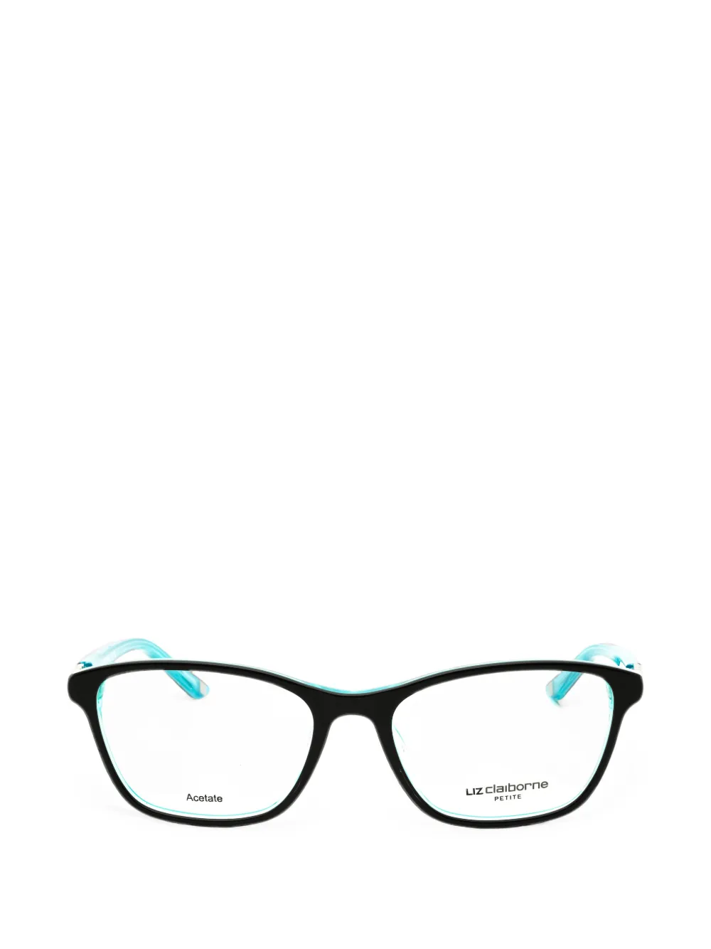Liz Claiborne tortoiseshell-effect rectangle-frame glasses
